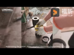 สีแดง PU ยางพิสตันปั๊มดินส่วนประกอบ AH000004050200 ความดันปานกลาง